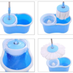 Турбо швабра з відром Spin MOP 360 блакитна