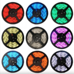 Світлодіодна RGB стрічка 5 метрів з пультом та адаптером LED