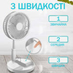 Вентилятор Настільний та підлоговий ZK Turbo 3 режими роботи