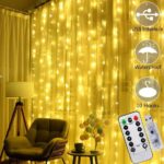 Новорічна яскрава LED Гірлянда Штора Роса 2х2 м