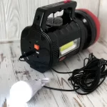 Ліхтар на сонячній батареї та зарядним пристроєм Gold Silver GS-580 15W 30 LED з радіо, MP3 та повербанком