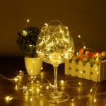 Світлодіодна LED Гірлянда-нитка «Краплі роси» на батарейках