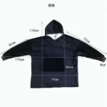 Худі з капюшоном і рукавами Huggle Hoodie оверсайз