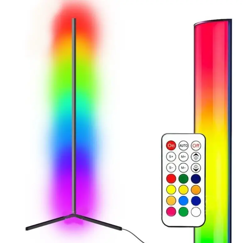 Кутова RGB лампа-торшер з пультом керування Кутова RGB лампа-торшер з пультом керування