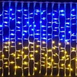 Світлодіодна гірлянда Штора «Прапор України» 2х2 м 160 Led